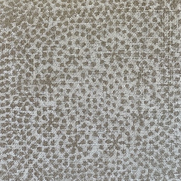 Extra Long Lumbar Pillow with Insert - Wisteria White Block Print - Picture 1 of 3